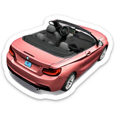 BMW 2 series convertible ￼rainbow sticker