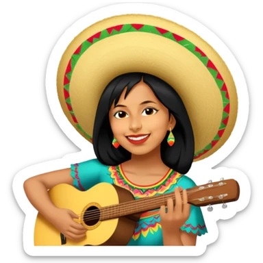 Vibrant Festival Singer sticker