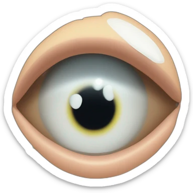 a fragment of the mirror hit the boy's eye and heart sticker