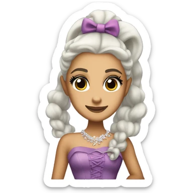 Ariana Grande as Galinda from Wicked.  sticker