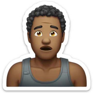 qwerty cries that his family abandoned him sticker