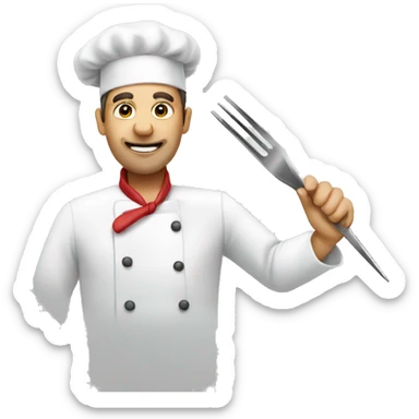 CHEF TWEEZERS sticker