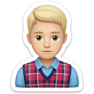 Make me a preppy aesthetic sticker