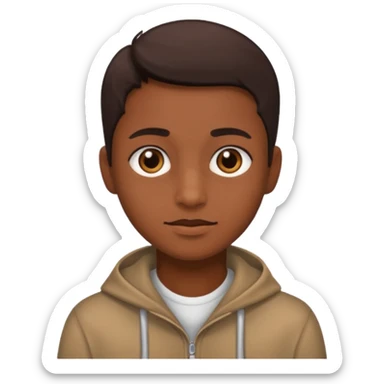 can you mak e the eye dark brown sticker