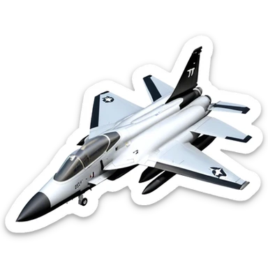 Jet Trainer - T-38 Talon - Northrop Grumman (Model Year: 2021) (Iconic colour: White and black) sticker
