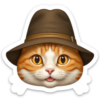 HAPPY THANKSGIVING CAT! sticker