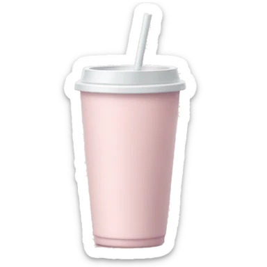Light pink tumbler without face sticker