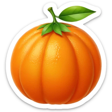 Mandarine sticker