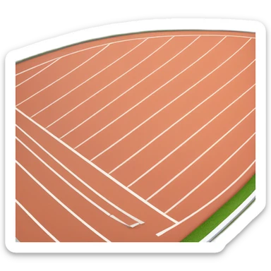 athletics track sticker