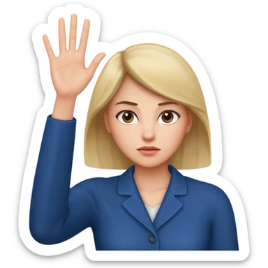 Uno diciendo ella jura sticker