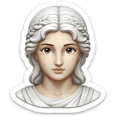 greek statue female sticker