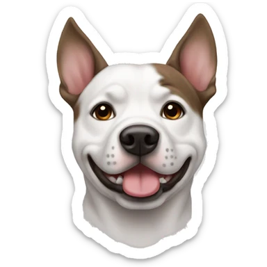 Two amstaffs sticker