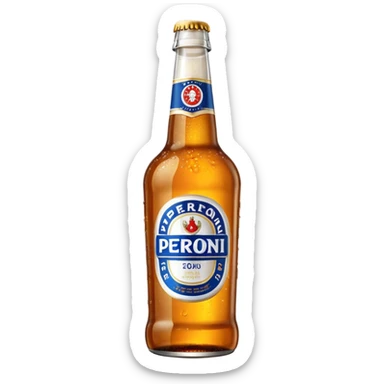 PERONI BOTTLE unbranded sticker