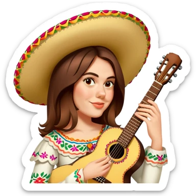 Mariachi Musician sticker