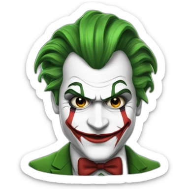 Joaquin phenix joker sticker