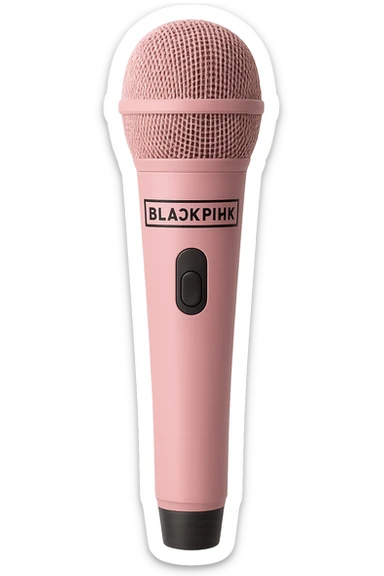 Blackpink microphone sticker