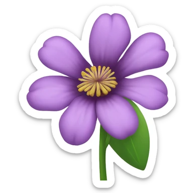 Flower sticker