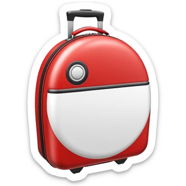 pokéball luggage  sticker