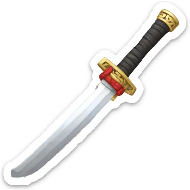 KATANA CON PULGAR ARRIBA sticker