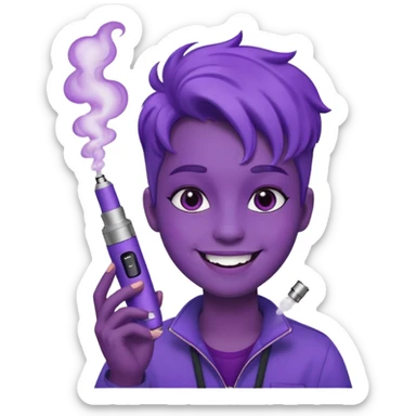 vape paars cute sticker