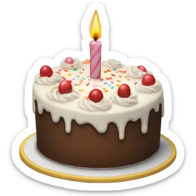 Birthday cake  sticker