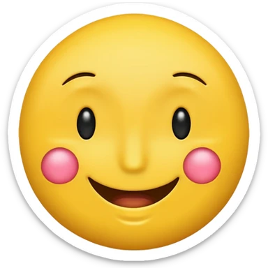 Emoji, smiley face with 1 eye closed sticker