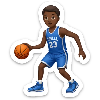 man basketball sticker