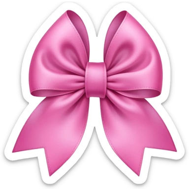 🎀 in blur colour sticker