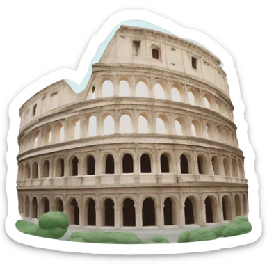 rome italy sticker