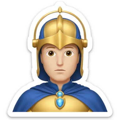 doctor fate with cape and helmet sticker