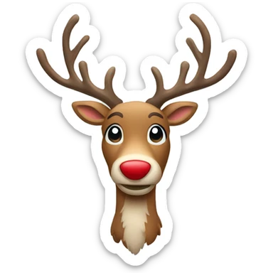 Christmas Reindeer  sticker