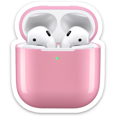 All Pink apple AirPods Max  sticker