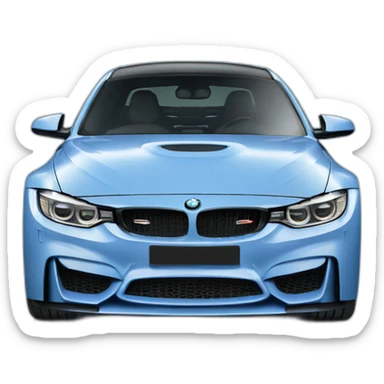 blue f80 m3 sticker
