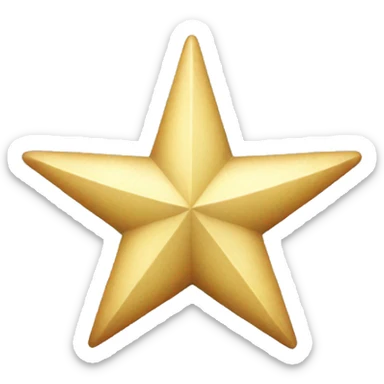 christmas star sticker