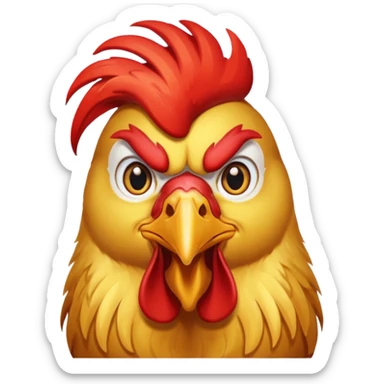 Hostess rooster sticker