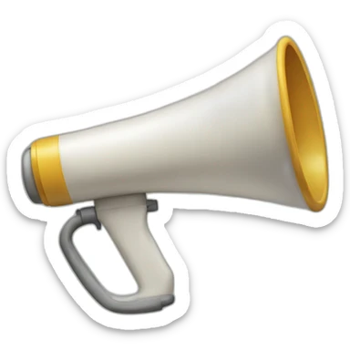 megafono sticker