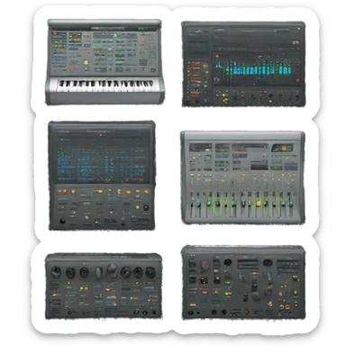 digital audio workstation sticker