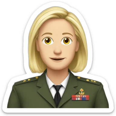 Marine LePen sticker