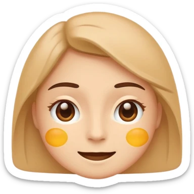 minimal flat emoji representing balanced high energy,
soft open eyes,
slight confident smile,
calm vitality not excitement,
warm pastel tones,
premium wellness app style,
transparent background,
vector illustration
 sticker