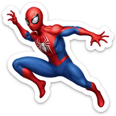 Spider-Man superhero sticker