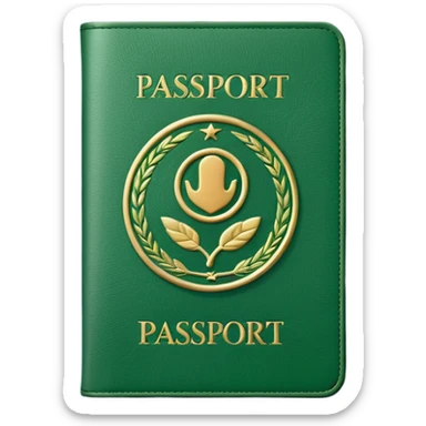 green Passport sticker