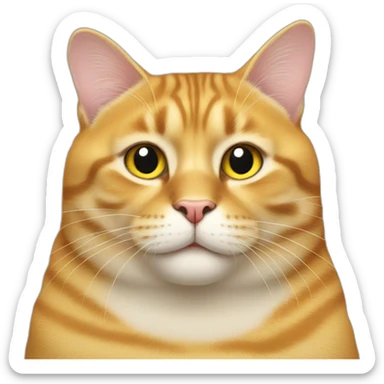 fat-fa t-golden-cat sticker