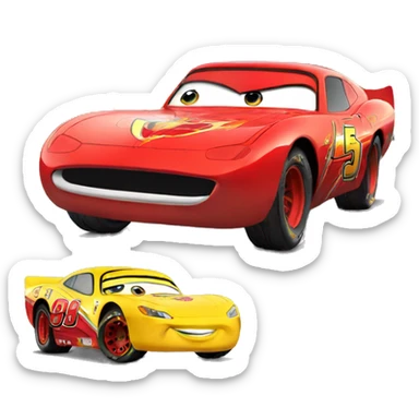 Flash mcqueen sticker