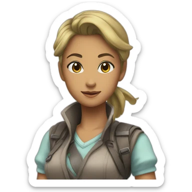 Dresseur Sasha de pokemon sticker