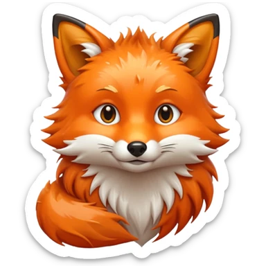 wet fox sticker