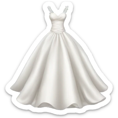 wedding dress sticker