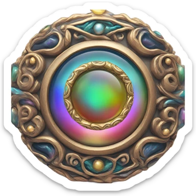 Mood Ring – Shifting colors and detailed close-up retro inspired sticker