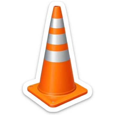 Traffic Cone sticker