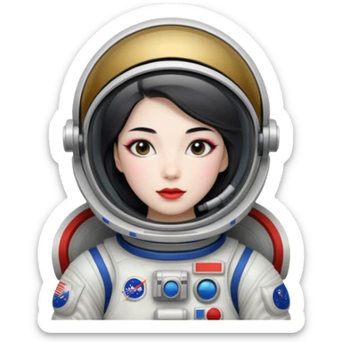 geisha astronault sticker