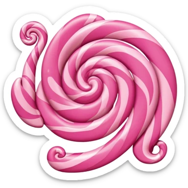 candy plimbob in pink and brown colors sticker